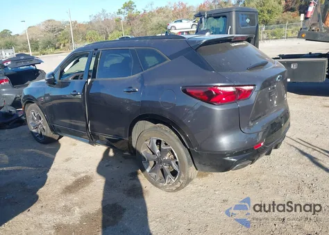 2021 Chevrolet Blazer Awd Rs из США, поврежденный, VIN 3GNKBKRS5MS522180